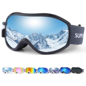 Supertrip Ski Goggles for Men Womens Anti-fog skiing goggles UV Protection Snow Snowboarding Goggles for Adult Youth