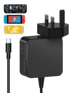 MJXYXCDH Universal 45W USB C Charger - USB C Charger : for Nintendo Switch/Switch Deck/Switch OLED/Steam Lite