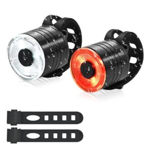 BTYEX Bike Lights for Night Riding Front and Back IPX6 Waterproof Bike Light Set Super Bright Bicycle Lights