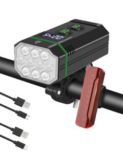 Snowalva 10 LED Bike Lights Front and Back