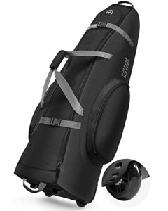 OutdoorMaster Padded Golf Travel Bag with Reinforced Wheels