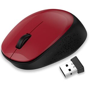LeadsaiL Wireless Mouse for Laptop Silent Cordless USB Mouse Wireless Optical Computer Mouse