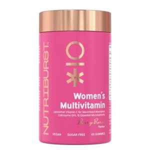 Nutriburst Women’s Multivitamin - Hormone Regulation & Support Collagen Formation - Contains 15 Micronutrients; B5