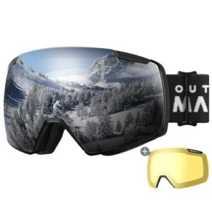 OutdoorMaster Heron Ski Goggles with 2 Lens