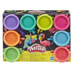 Play-Doh 8-Pack Neon Non-Toxic Modeling Compound with 8 Colours