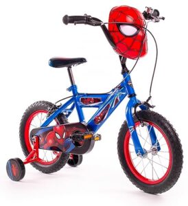 Huffy Boys Spiderman Bike 14 Inch Wheel with Spiderman Mask Handlebars Ages 4-6
