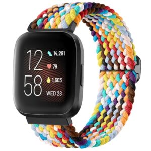 Oielai Braided Loop Strap Compatible with Fitbit Versa 2 Strap/Fitbit Versa Strap