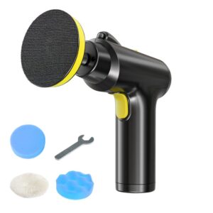 bestyks Cordless Car Buffer Polisher - 4 Inch Portable Polishing Waxer Machine Kit 1600 RPM