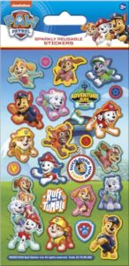 Paper Projects 01.70.06.186 Paw Patrol-Pup Pals Sparkly Stickers | Official Licensed Product | Reusable on Non-Porous Surfaces