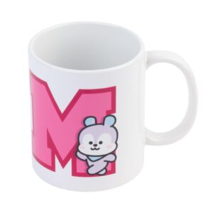 Grupo Erik BT21 Official Merchandise New Mang Ceramic Mug | 35 cl - 350 ml | 3.74 x 3.15 inch - 9.5 x 8 cm | BT21 Mug | Coffee Mug | Tea Mug | BT21 Gifts | BT21 Merchandise