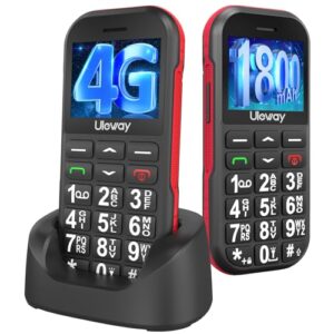 CHAKEYAKE 4G Big Button Mobile Phone for Elderly
