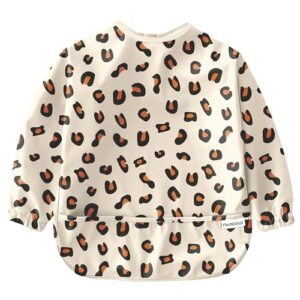 Nombear ® Baby Weaning Bib with Sleeves - Waterproof Baby Bibs for 6-12 Months for Baby Led Weaning