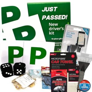 Just Passed! New Driver's Kit - Must-have Essentials For New Drivers inc. Magnetic 'P' Pass Plates