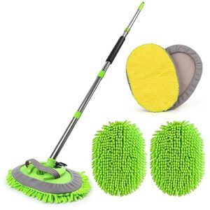 WORKEASE Car Cleaning Brush Chenille Microfiber