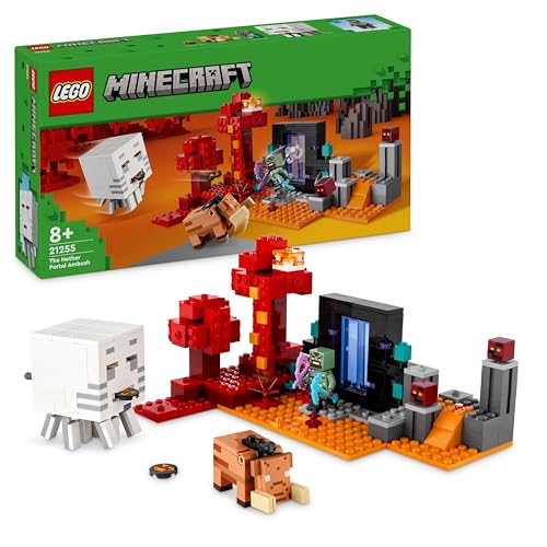 LEGO Minecraft The Nether Portal Ambush Adventure Set