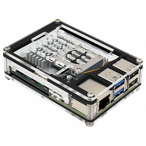 Geekworm Acrylic Case for Raspberry Pi 5