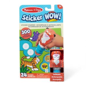 Melissa & Doug Sticker WOW Sticker Stamper and 24-Page Activity Pad