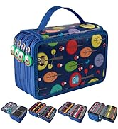 OMerima Owl 4 Compartments Empty Boys Girls 76-Piece Pencil Case Filled, Kawaii Maxi Pencil Case ...