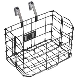 AVASTA Metal Folding Bike Basket Detachable Metal Mesh