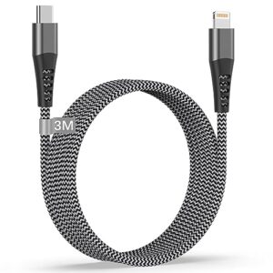 USB C to Lightning Cable 3M