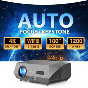 Auto Focus Projector 4K WiFi6 HDR
