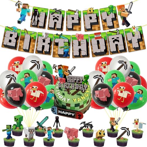 Minecraft Birthday Decorations