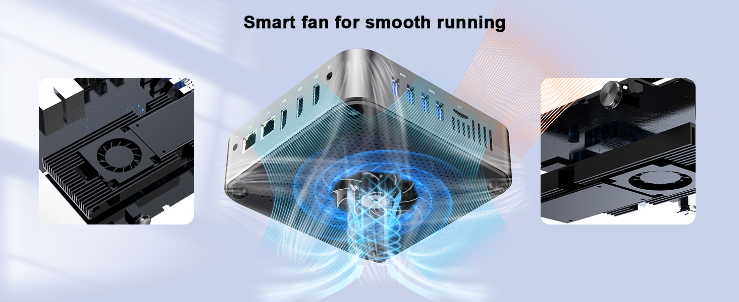 mini pc Smart Fan