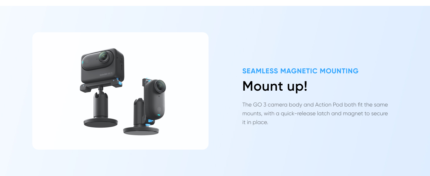 SEAMLESS MAGNETIC MOUNTING