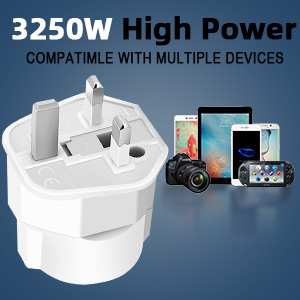 European to UK Plug Adapter