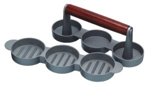 KitchenCraft Home Made Non Stick Mini Burger Press in Gift Box