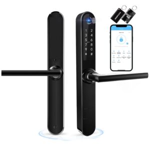 Ruveno Slim Smart Fingerprint Door Lock with Handles