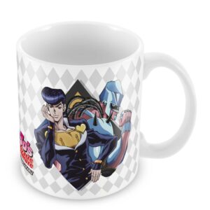 Grupo Erik JoJo's Bizarre Adventure Ceramic Mug | 35 cl / 350 ml / 11.8 oz - 3.74 x 3.15 inches / 9.5 x 8 cm | Jojos Bizarre Adventure Mug | Coffee Mug | Tea Mug | JoJo's Bizarre Adventure Merch