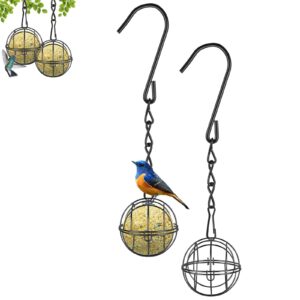 2 Pcs Fat Ball Bird Feeders