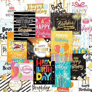 DEEPLAY 24 Holographic Birthday Card Assortment