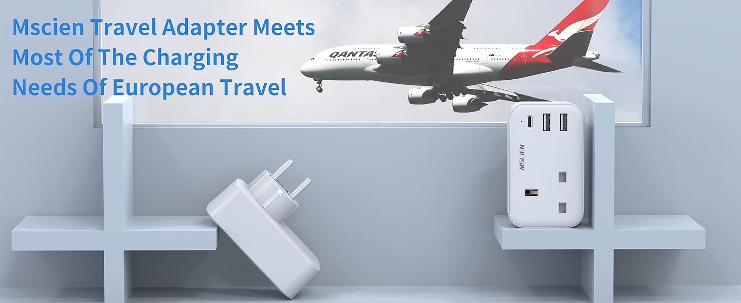 Hotel Bedroom travel adapter