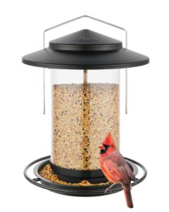 iBorn Metal Bird Feeder for Outside Hanging