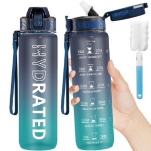 QLUR Water Bottle with Straw