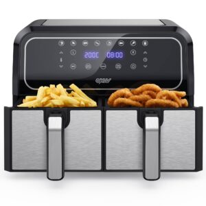 Innsky Dual Zone Hot Air Fryer Double Chamber 8L