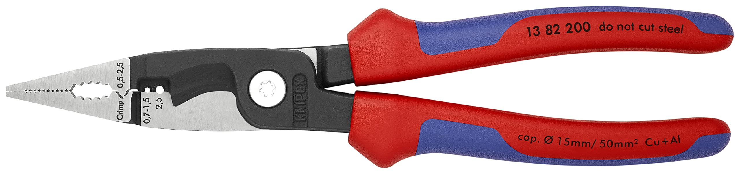 Knipex Pliers for Electrical Installation black atramentized