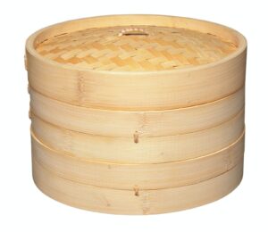 KitchenCraft World of Flavours 25cm Bamboo Steamer Basket