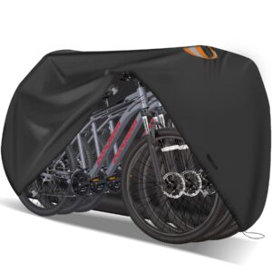 Zettum Bike Cover for 3 Bikes - Stationary Bike Covers for Outside Storage Waterproof Outdoor & Heavy Duty