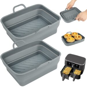 YQL Air Fryer Liners Silicone for Ninja Dual AF400UK/Tower T17088