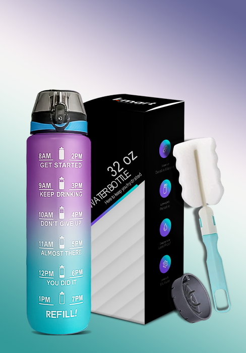 Purple-Blue water bottle