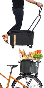 Luggage carrier bag, shopping basket, bicycle basket, bike, bicycle bag, rear bike bag, bike basket,
