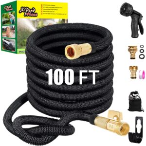XPendHoze 100FT   Garden Hose with 10 Function Spray Gun