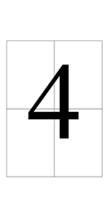 Self-adhesive Labels Shipping Labels Address Labels Mailing Printer Labels Parcel Shipping Labels