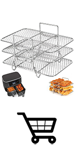 air fryer rack for ninja dual