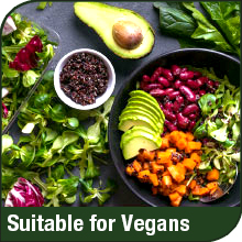 suitable for vegans