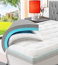 ELEMUSE 10CM MEMORY FOAM MATTRESS TOPPER