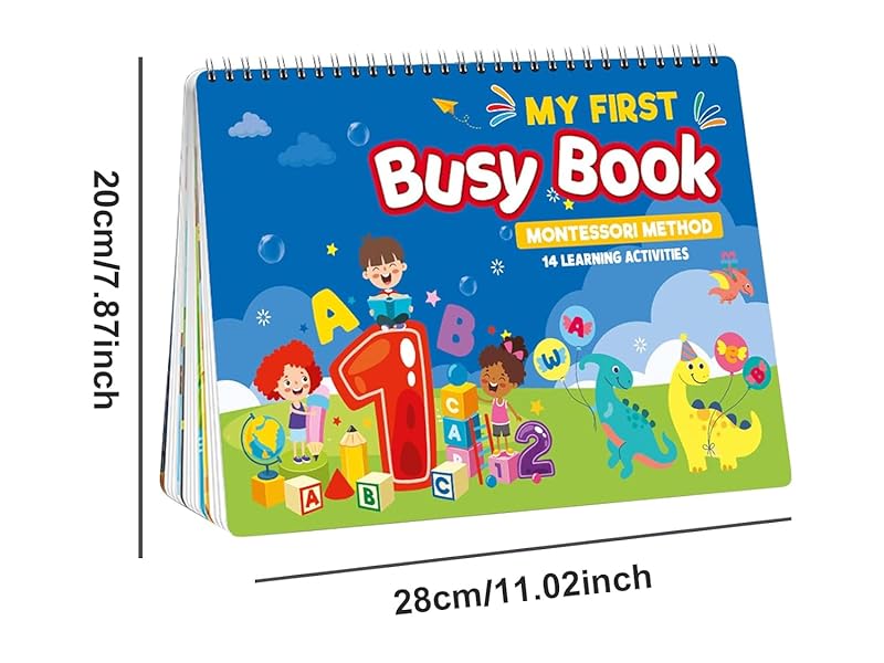 Montisuri Busy Book Preschool Educational Learning Toys